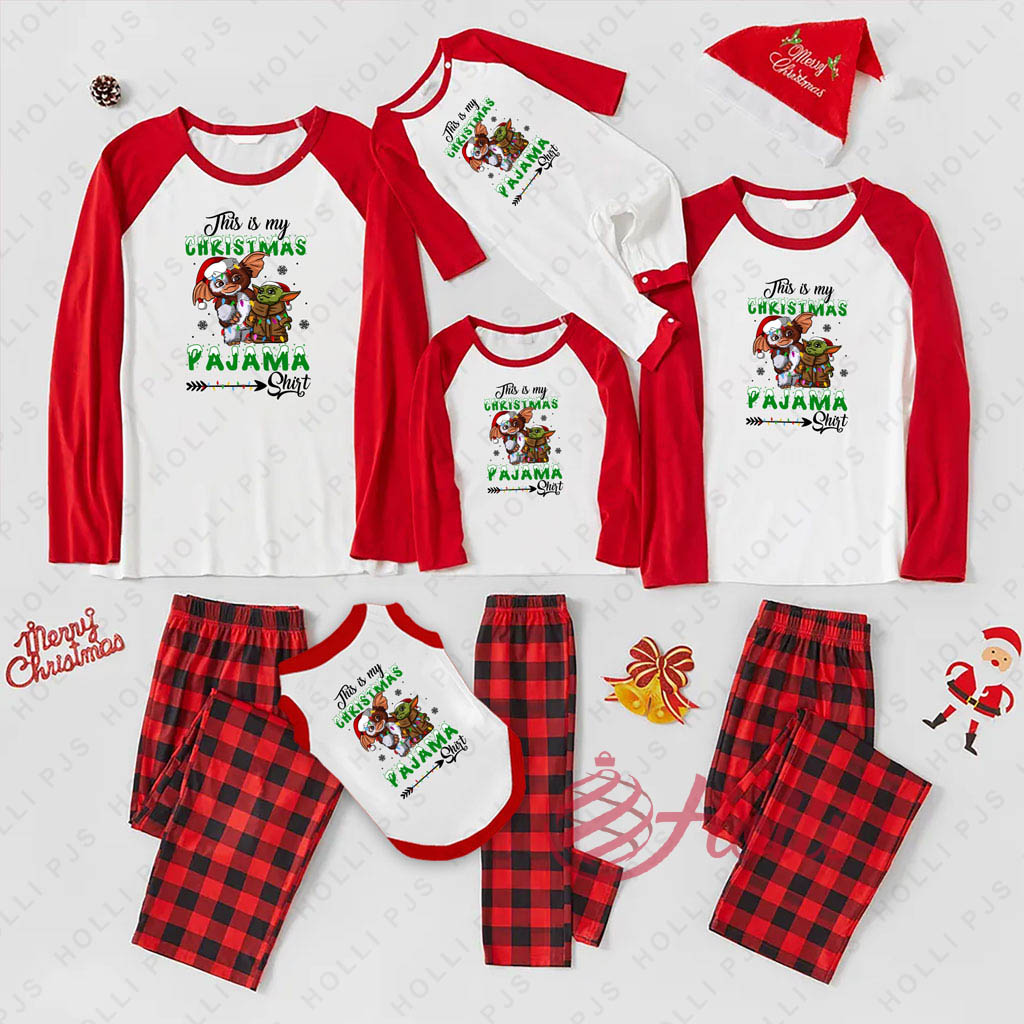 Baby Bibs Gremlins and Baby Yoda Mandalorian Best Christmas Pajamas