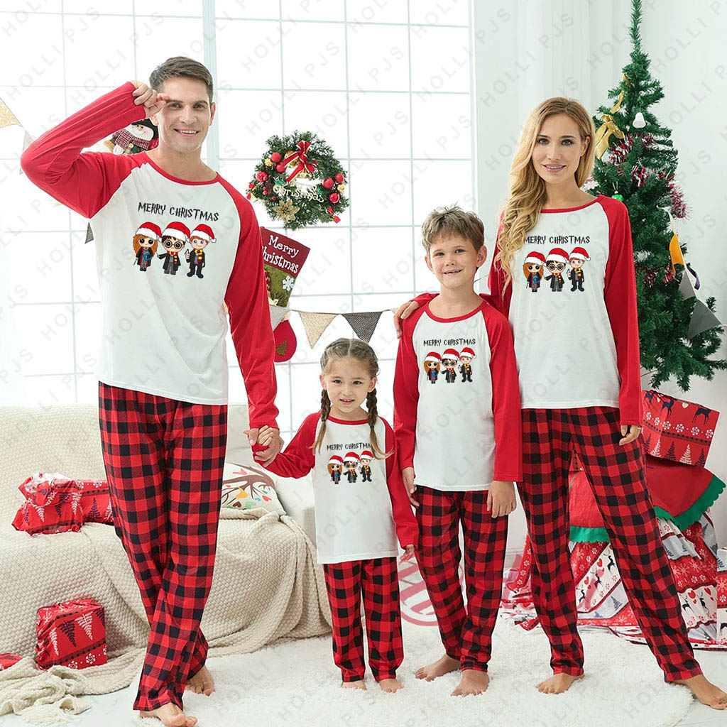 Cute Harry Potter and Friends Christmas Pajamas For The Whole Family