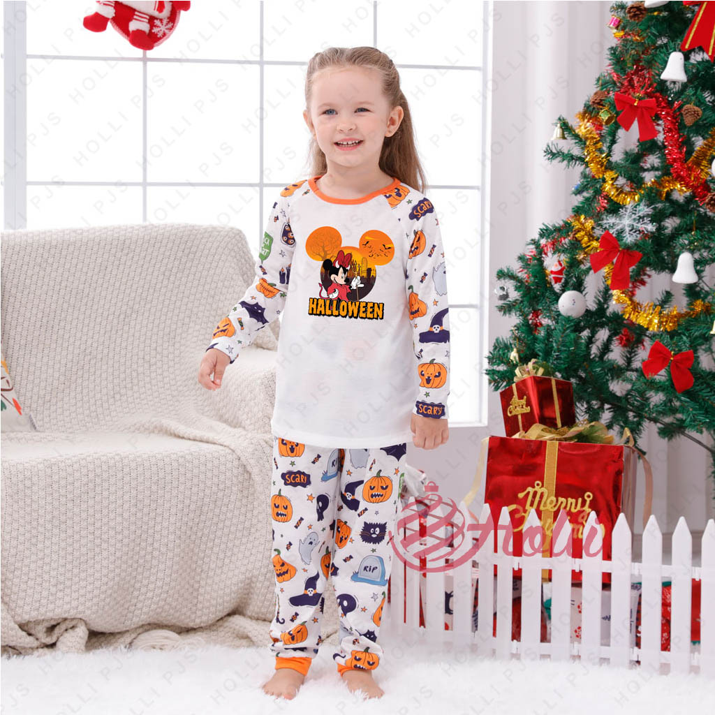 Disney Mickey & Minnie - Ho Ho Ho Long Pajama Set