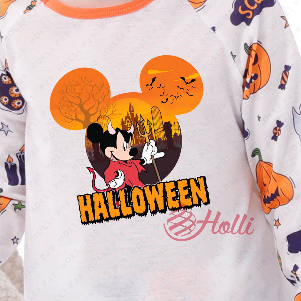 Disney Mickey & Minnie - Ho Ho Ho Long Pajama Set