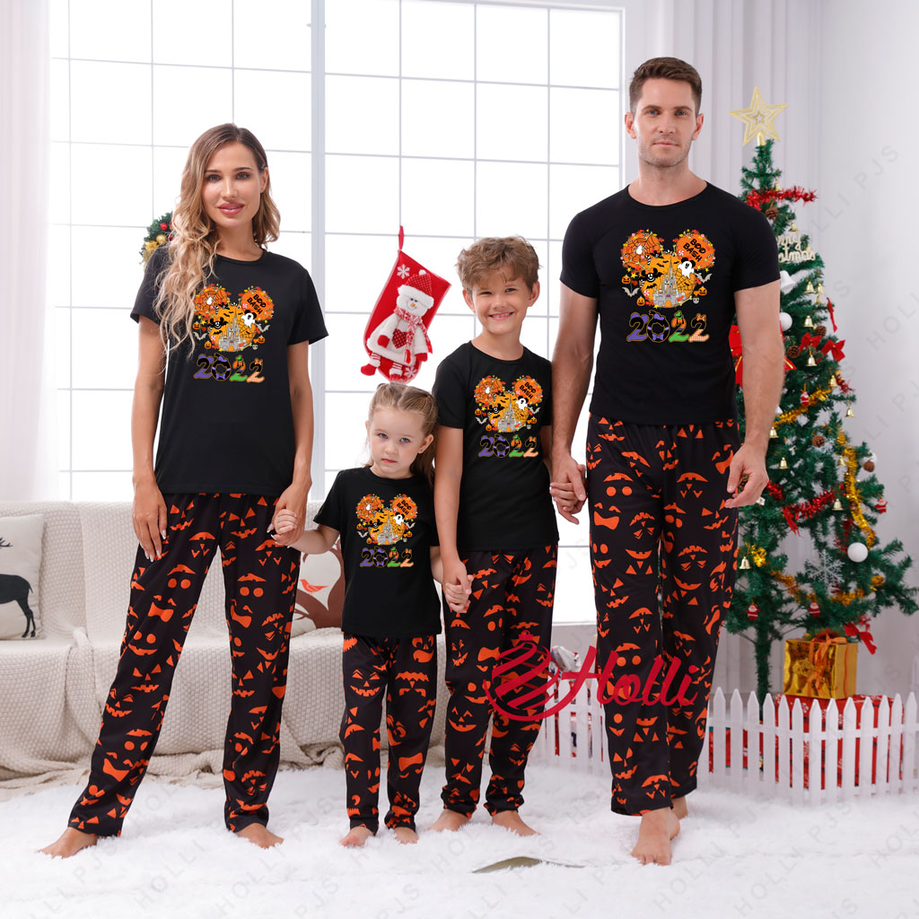 Disney Mickey Mouse Halloween Boo Bash 2022 Mens Halloween Pajamas