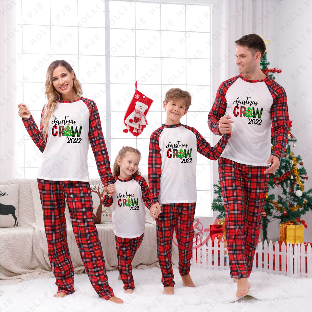 Family Matching Christmas PJs Christmas Cousin Crew