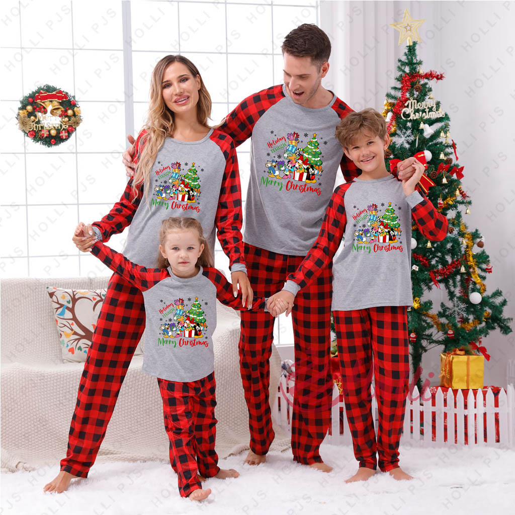 Mickey Mouse Clubhouse Holiday Magic Family Matching Christmas PJs