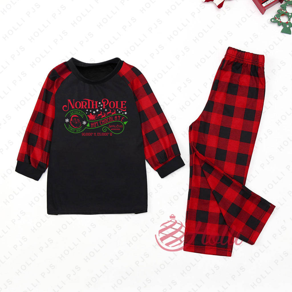 North Pole Santa Family Christmas Pajamas - Holli Pajama Set