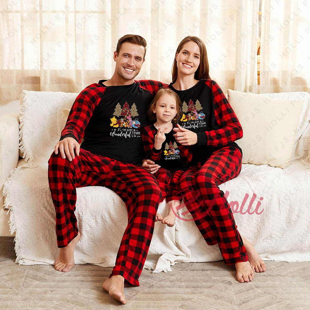 Winnie The Pooh And Friends Matching Christmas PJs (1)