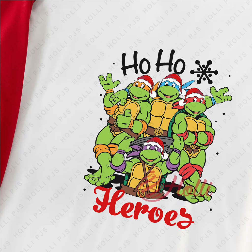 Teenage Ninja Turtles Matching Family Christmas Pajamas - Funny