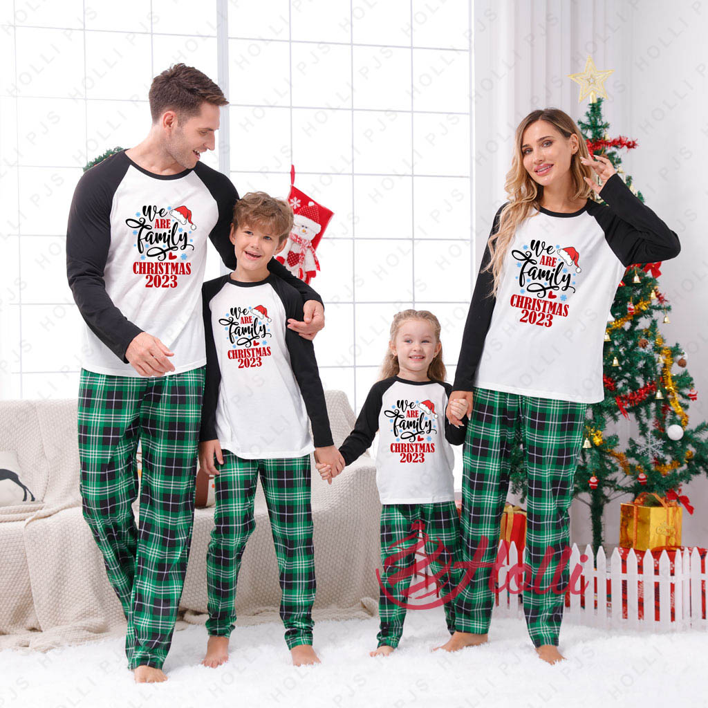 We Are Family Christmas 2023 Funny Matching Christmas Pajamas (1)